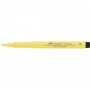 India ink Pitt Artist Pen B light yellow glaze